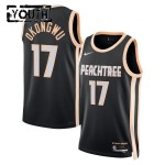 Maillot NBA Atlanta Hawks Onyeka Okongwu Nike 2025-26 City Edition Noir Swingman - Enfant
